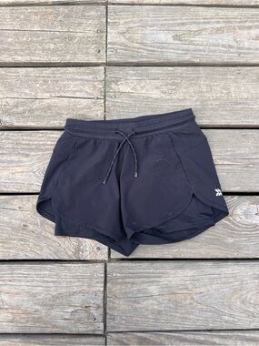 ALL IN MOTION Black girls Athletic Layered Running Shorts size small